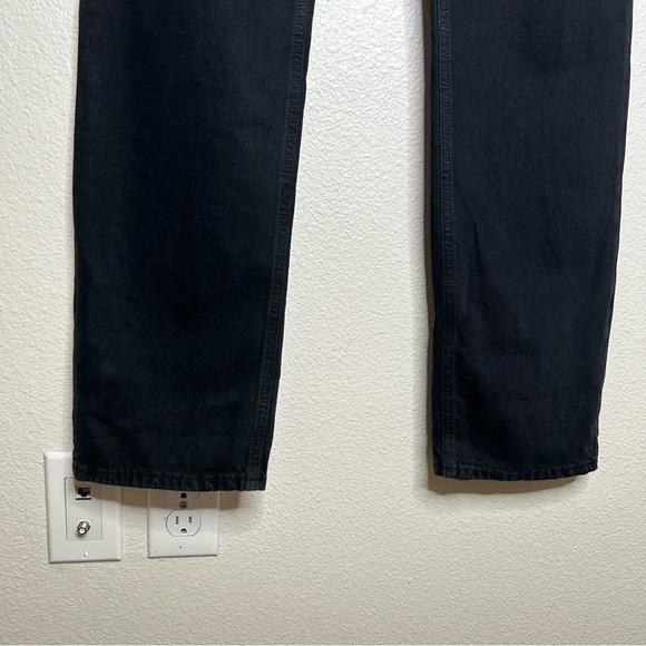 NWT Agolde 90's Pinch Waist Long High Rise Straight jeans in Crushed 27 - Picture 8 of 13
